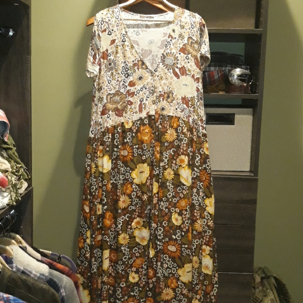 TRADE! Do not Buy! SPELL desert daisy midi dress